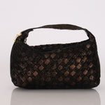 Bottega Veneta Mini Intrecciato Pouch Metallic