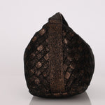 Bottega Veneta Mini Intrecciato Pouch Metallic