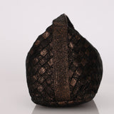 Bottega Veneta Mini Intrecciato Pouch Metallic