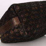 Bottega Veneta Mini Intrecciato Pouch Metallic
