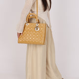 Dior Large Lady Brown Butter Patent 2011