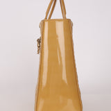 Dior Large Lady Yellow Patent