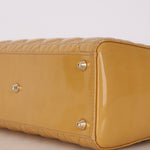 Dior Large Lady Yellow Patent