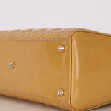 Dior Large Lady Yellow Patent