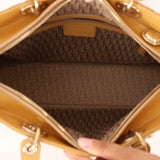 Dior Large Lady Yellow Patent