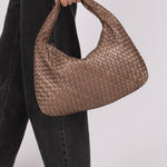 Bottega Veneta Small Intrecciato Hobo Metallic Bronze