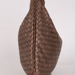 Bottega Veneta Small Intrecciato Hobo Metallic Bronze