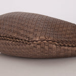 Bottega Veneta Small Intrecciato Hobo Metallic Bronze