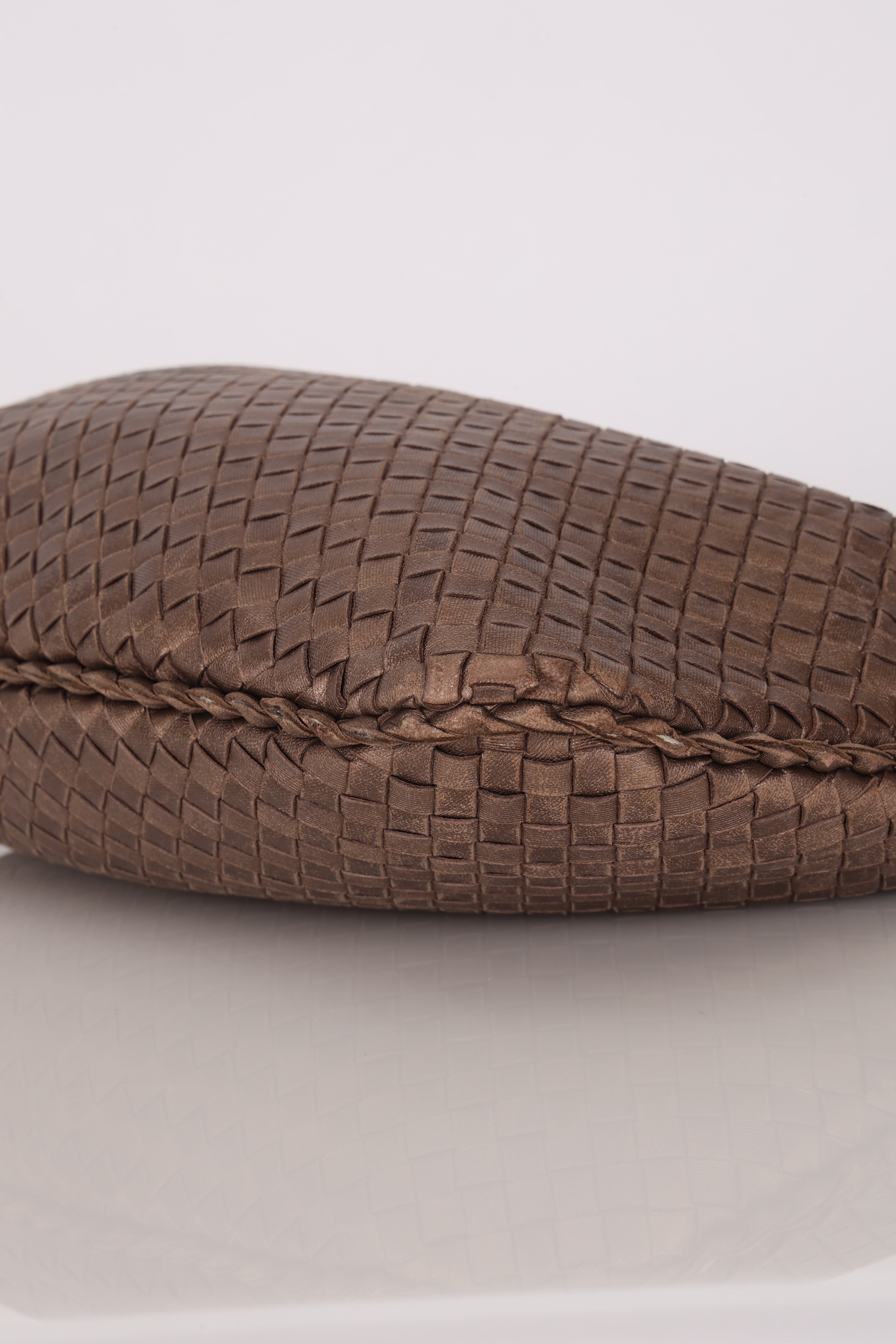 Bottega Veneta Small Intrecciato Hobo Metallic Bronze
