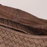 Bottega Veneta Small Intrecciato Hobo Metallic Bronze
