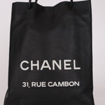 Chanel Large Shopping Tote Black Lambskin SHW