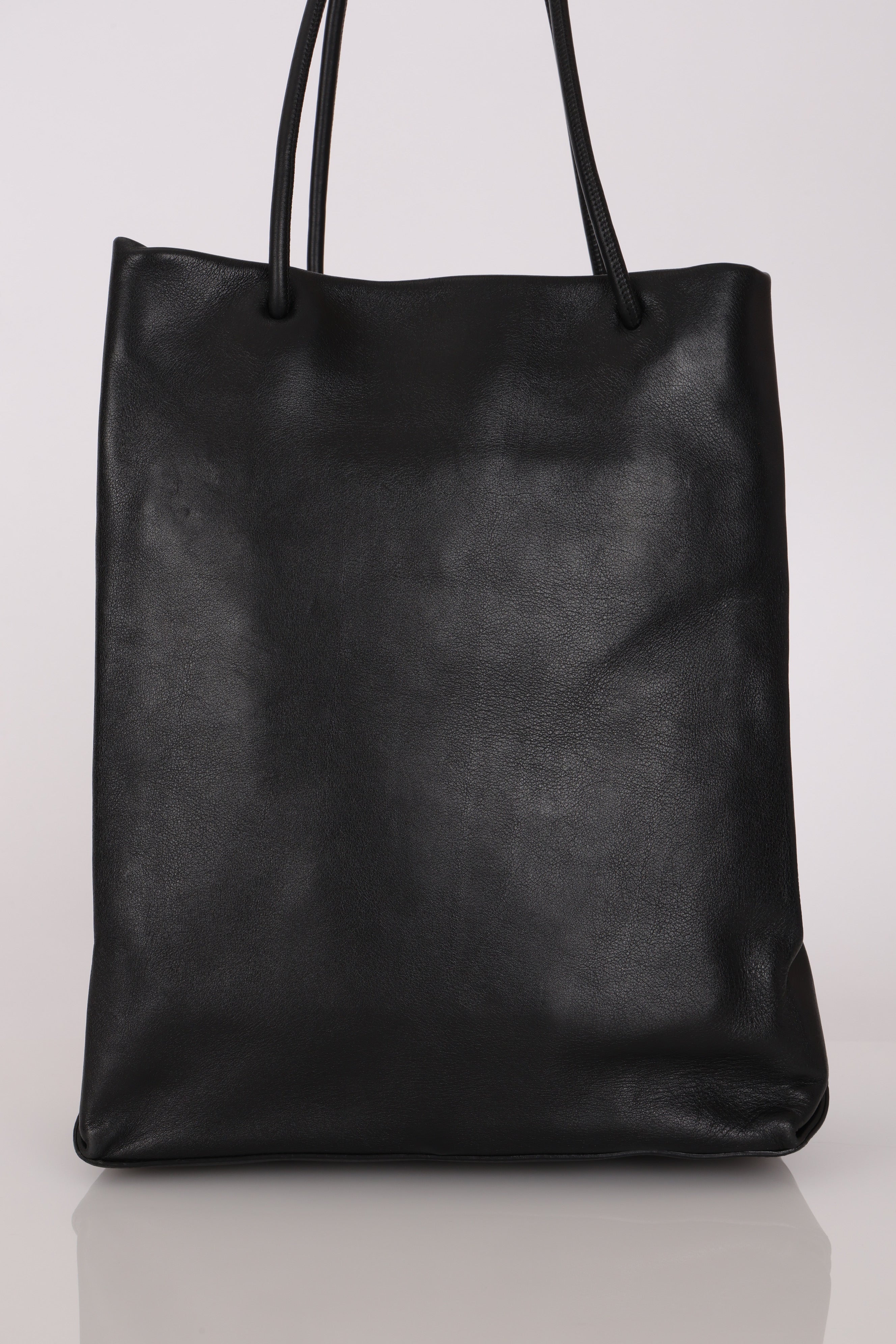 Chanel Large Shopping Tote Black Lambskin SHW