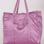 Fendi Baguette Shopping Bag Purple Nylon