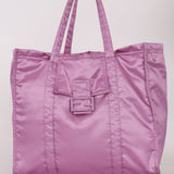 Fendi Baguette Shopping Bag Purple Nylon