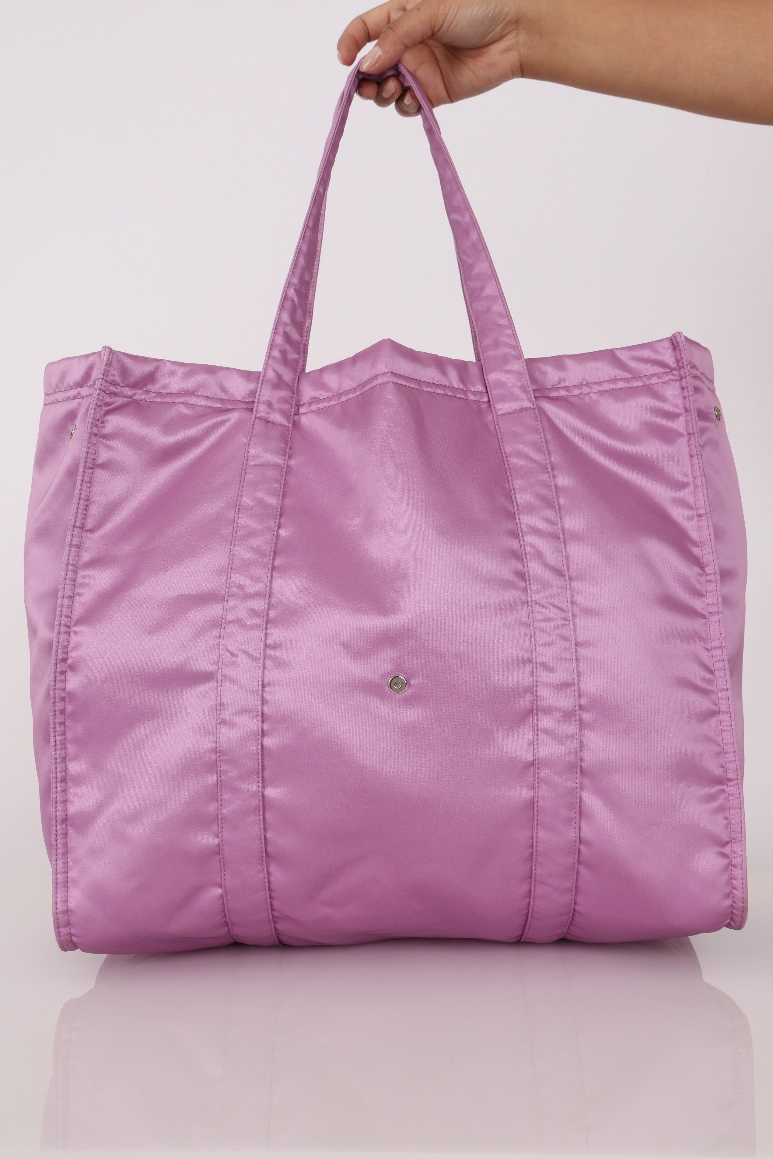 Fendi Baguette Shopping Bag Purple Nylon
