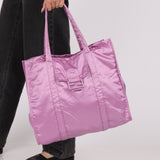 Fendi Baguette Shopping Bag Purple Nylon