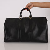 Louis Vuitton Keepall 45 Black Epi 1994