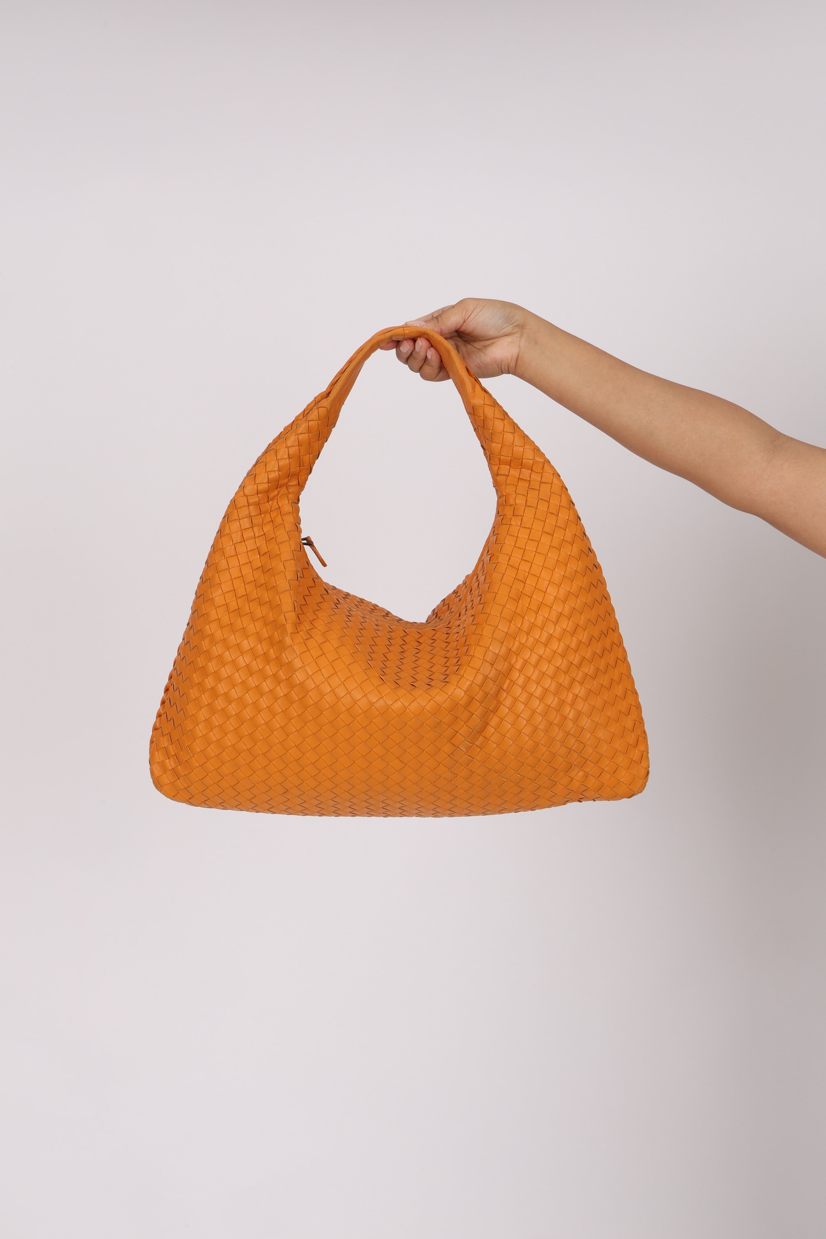 Bottega Veneta Large Intrecciato Hobo Orange
