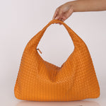 Bottega Veneta Large Intrecciato Hobo Orange