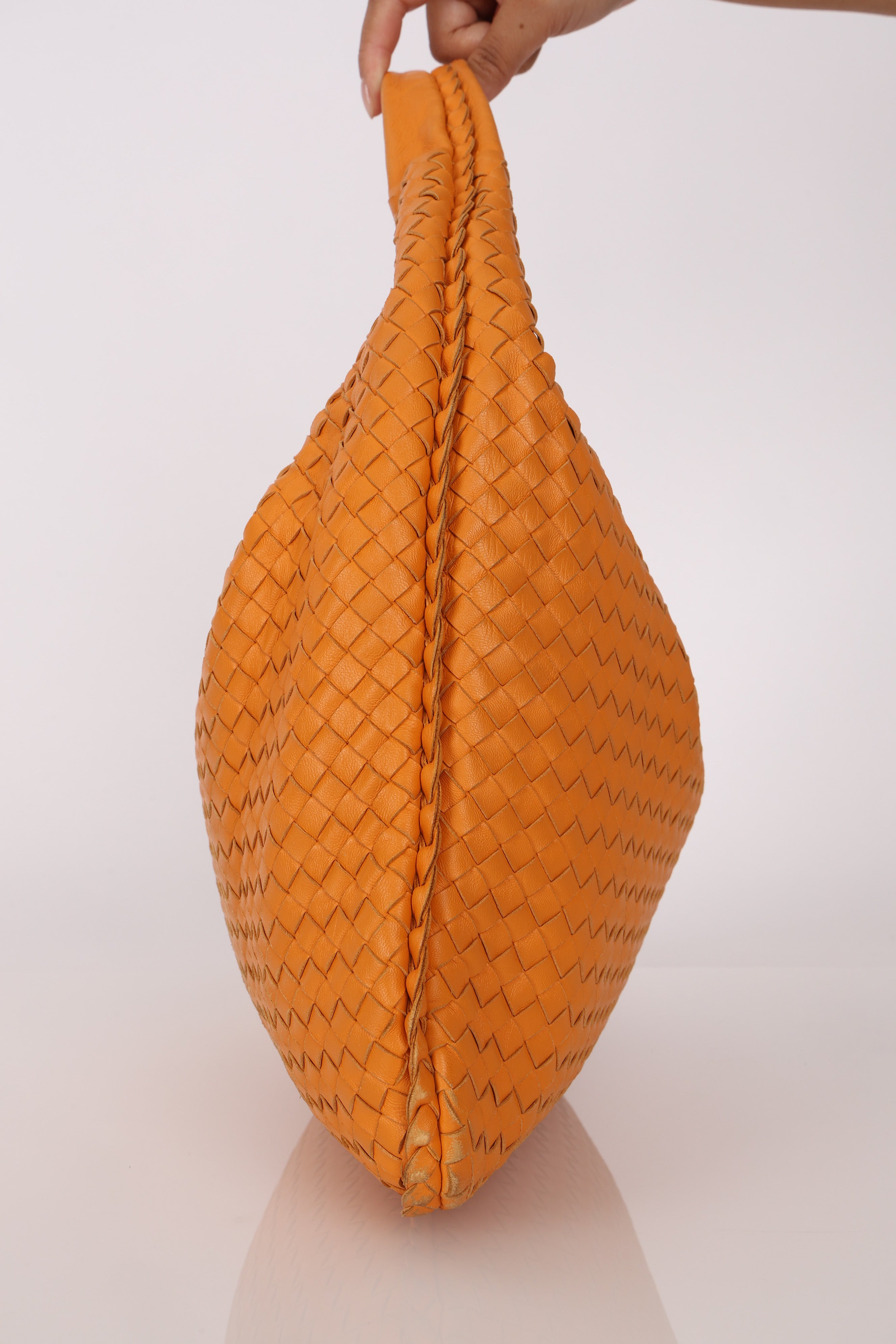 Bottega Veneta Large Intrecciato Hobo Orange