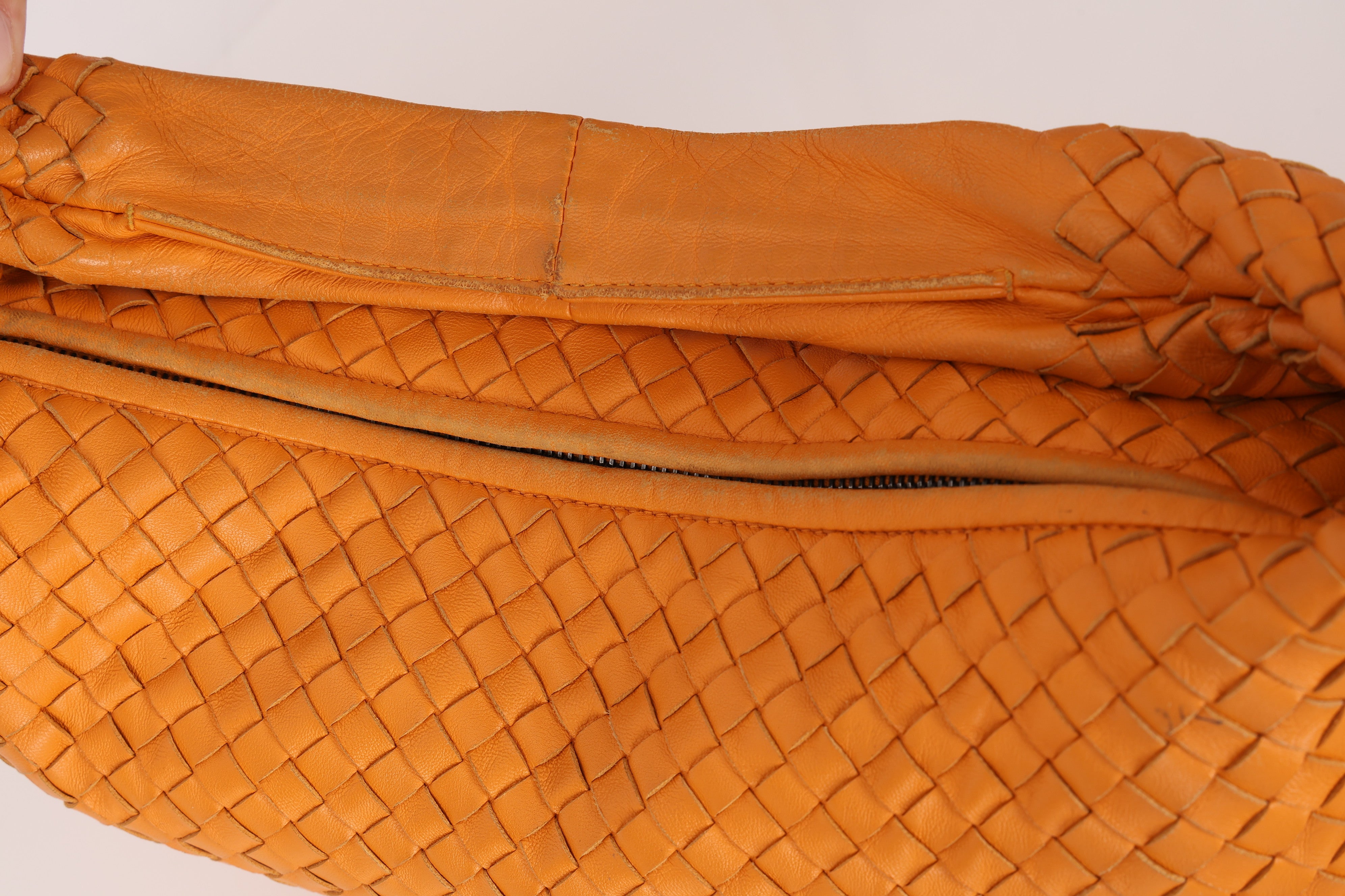 Bottega Veneta Large Intrecciato Hobo Orange