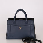 Chanel Small Neo Executive Tote Navy Caviar GHW
