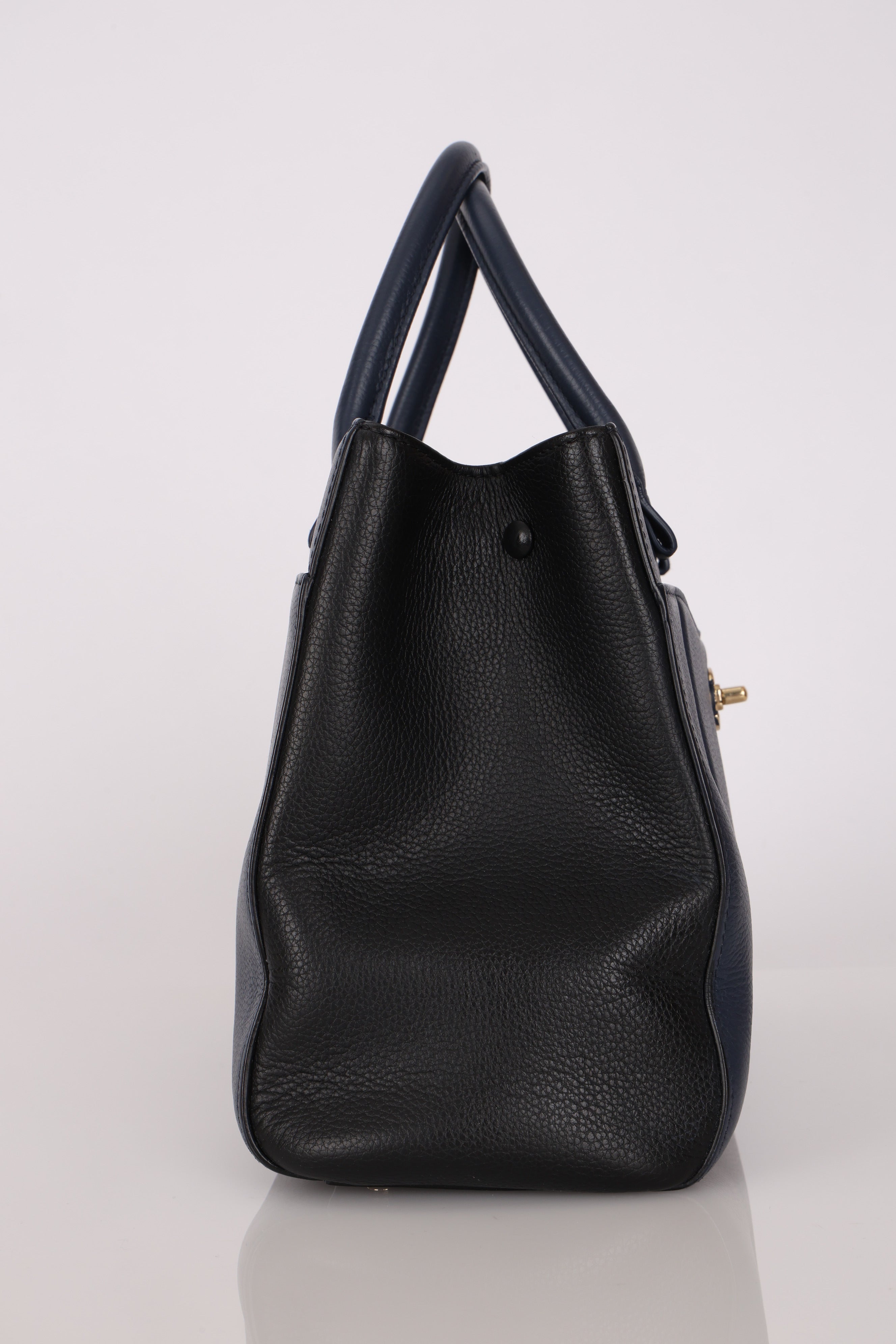 Chanel Small Neo Executive Tote Navy Caviar GHW