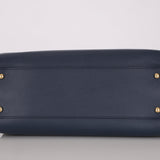 Chanel Small Neo Executive Tote Navy Caviar GHW