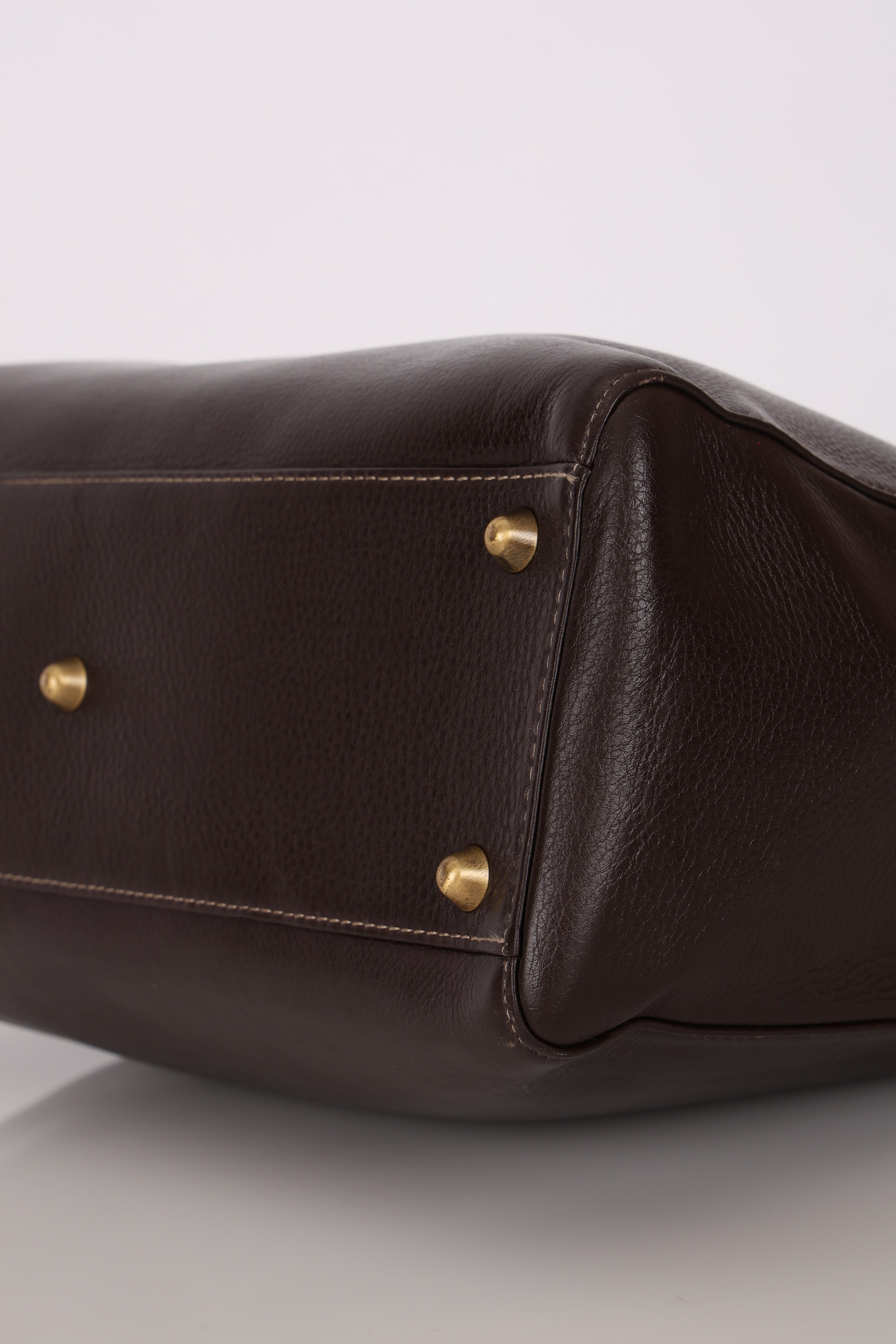 Dior Large Lady Brown Calfskin