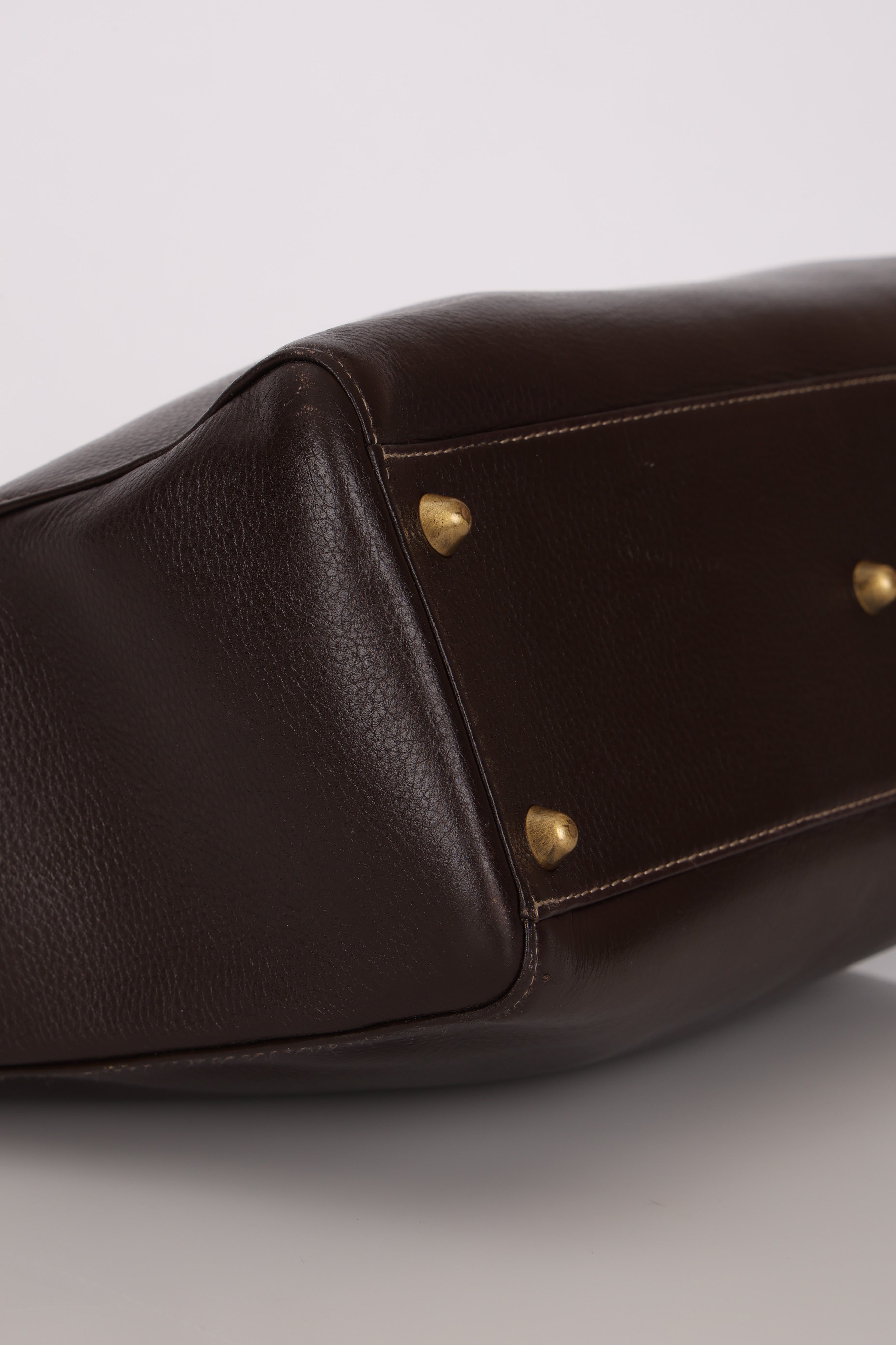 Dior Large Lady Brown Calfskin
