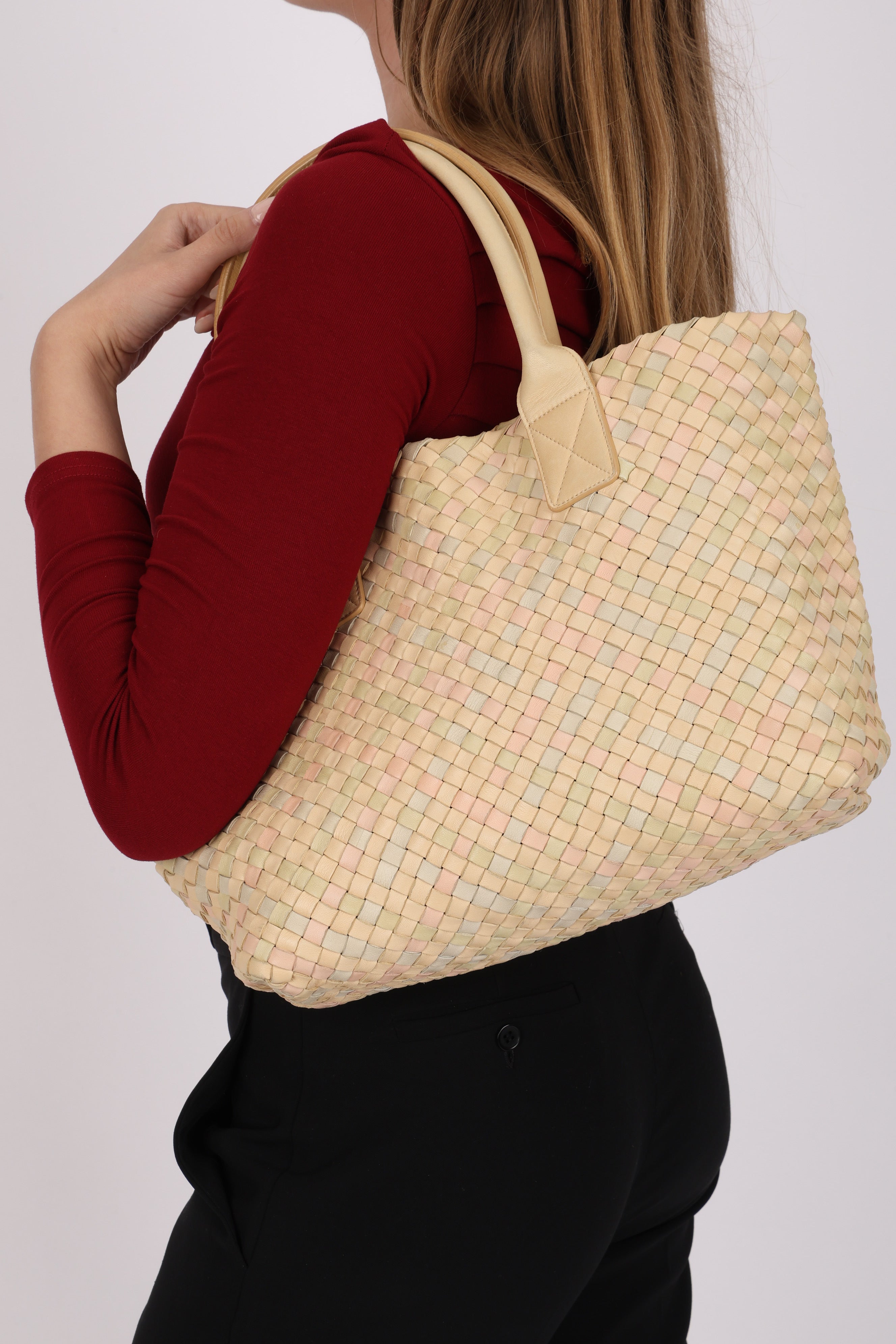 Bottega Veneta Small Intrecciato Cabas Tote