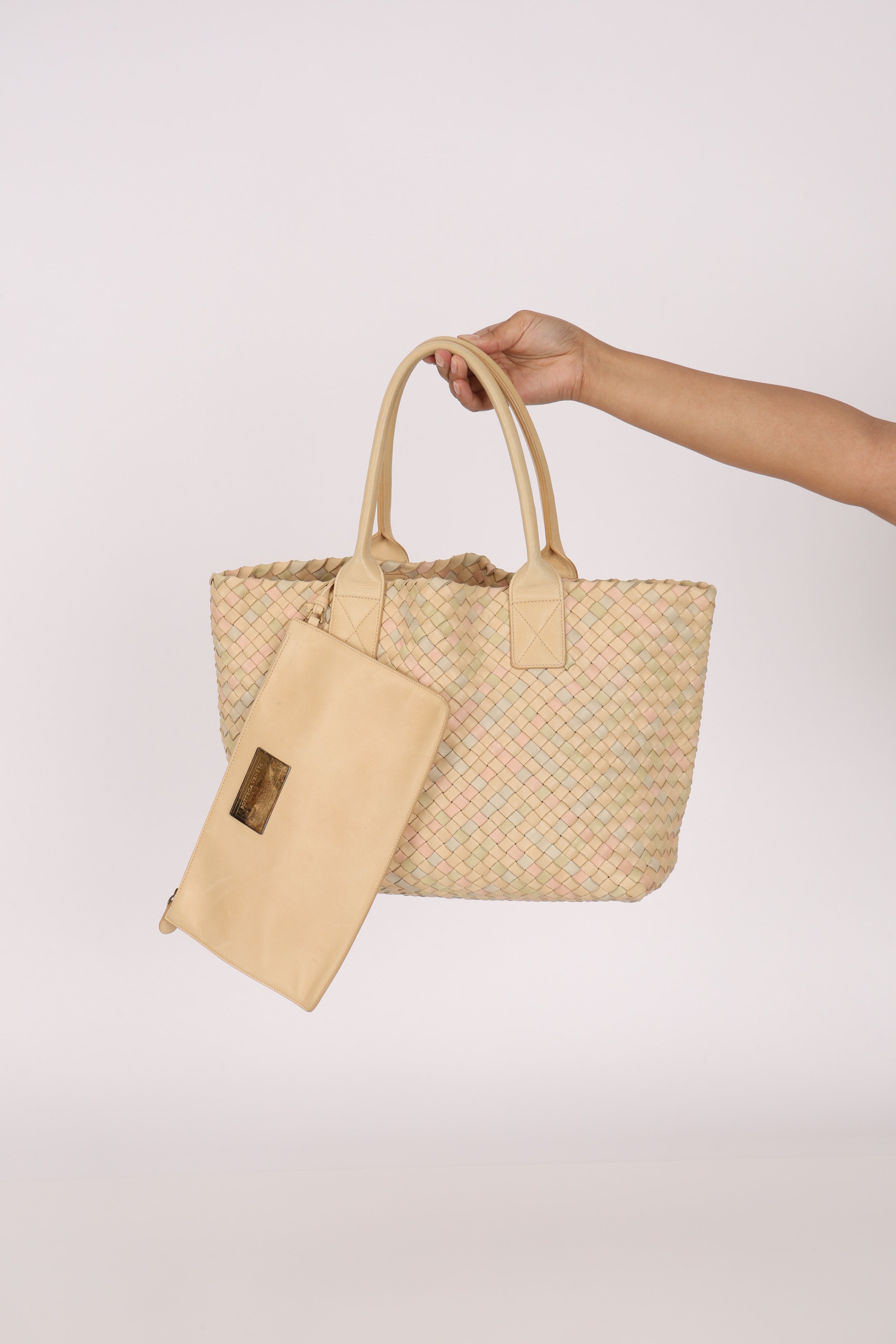 Bottega Veneta Small Intrecciato Cabas Tote