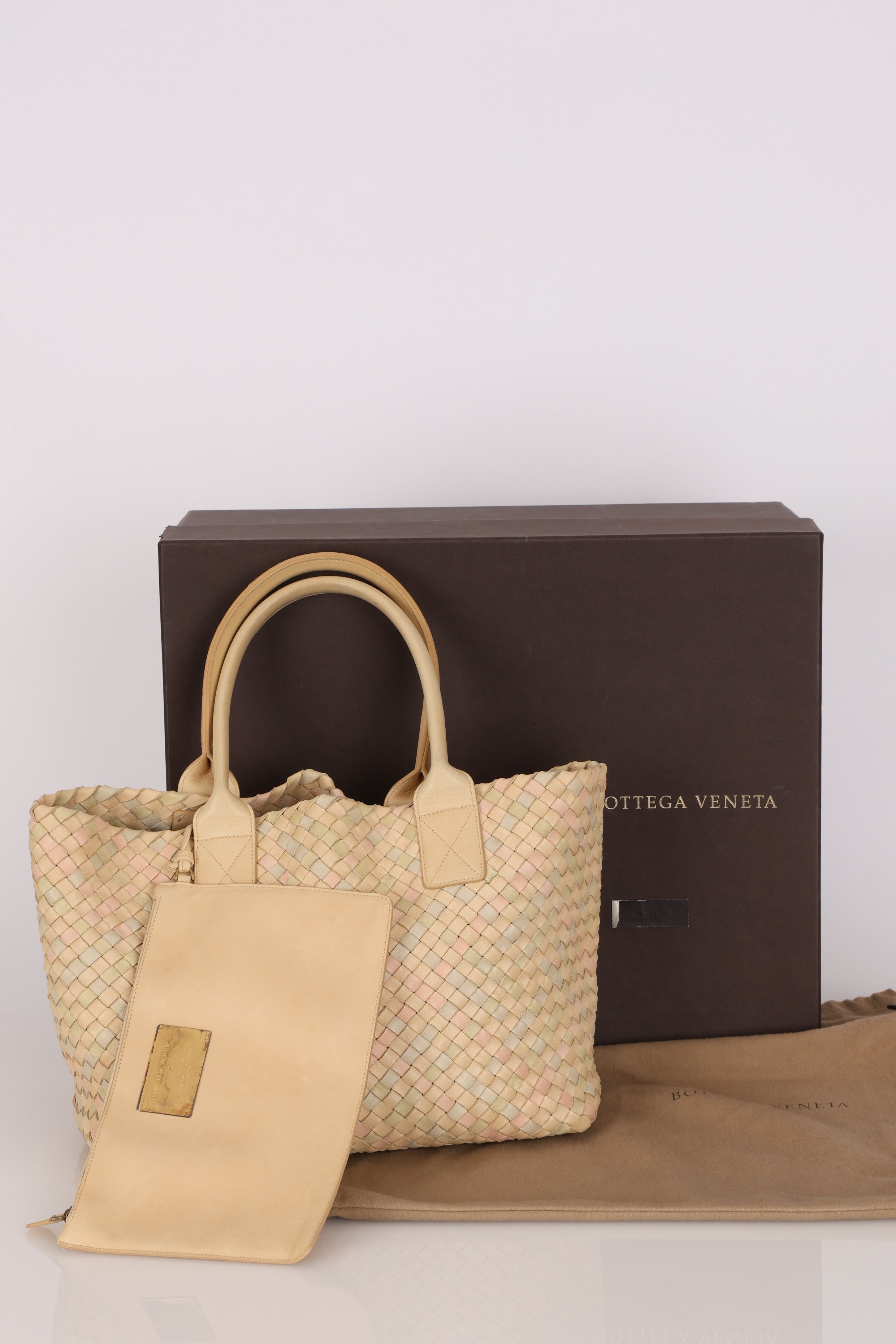 Bottega Veneta Small Intrecciato Cabas Tote