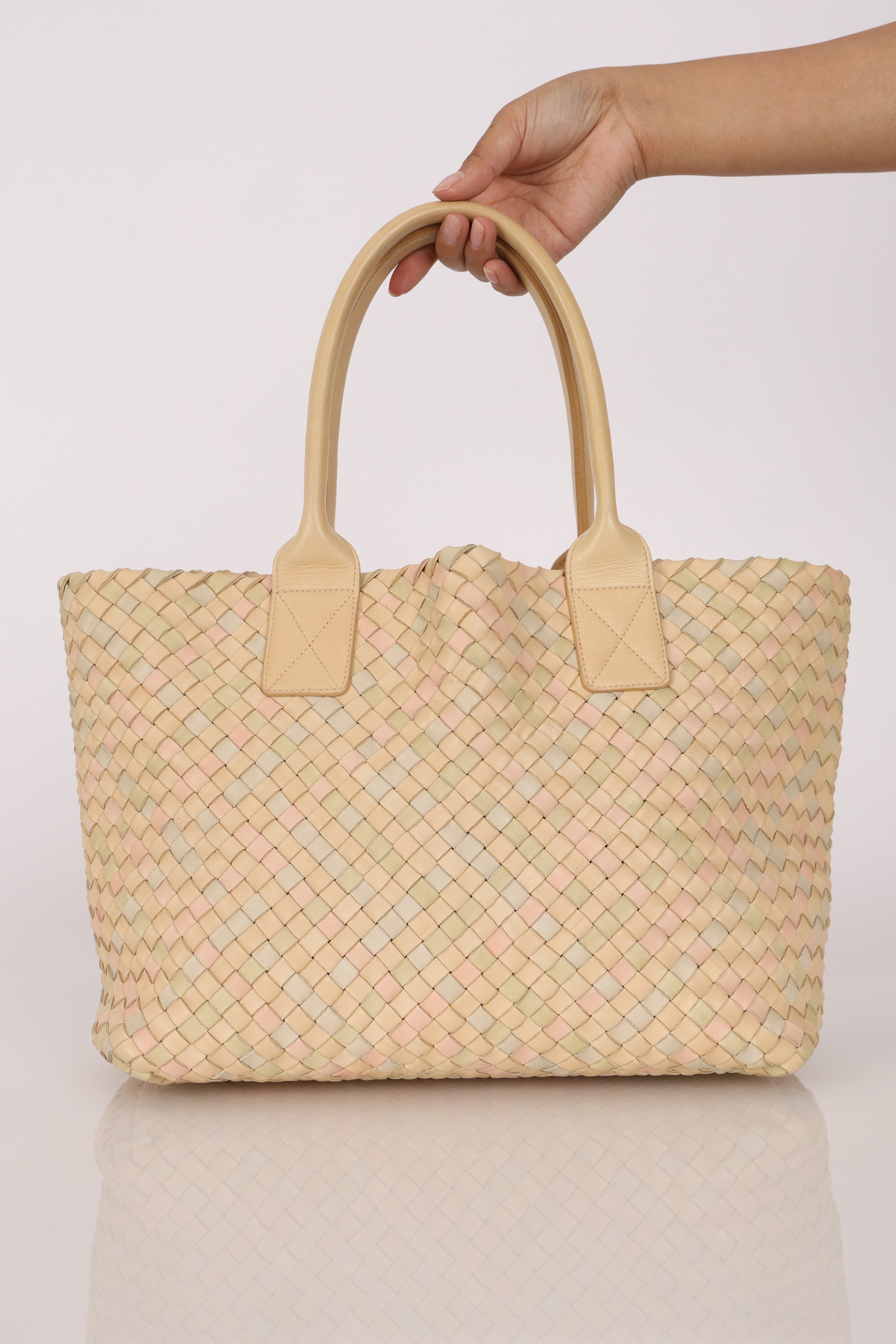 Bottega Veneta Small Intrecciato Cabas Tote
