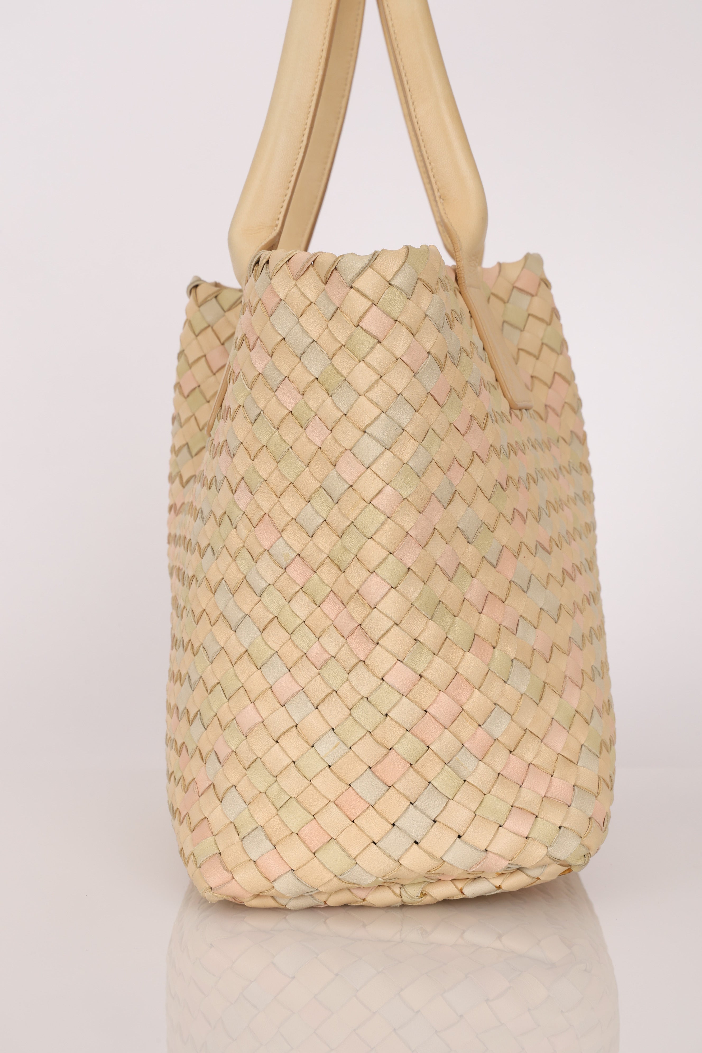 Bottega Veneta Small Intrecciato Cabas Tote