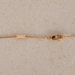 Van Cleef & Arpels 18K Yellow Gold Hammered Alhambra Pendant Necklace