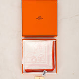 Hermès 'Duc Attelé' Cotton Handkerchief
