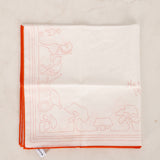 Hermès 'Duc Attelé' Cotton Handkerchief