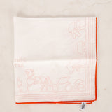 Hermès 'Duc Attelé' Cotton Handkerchief