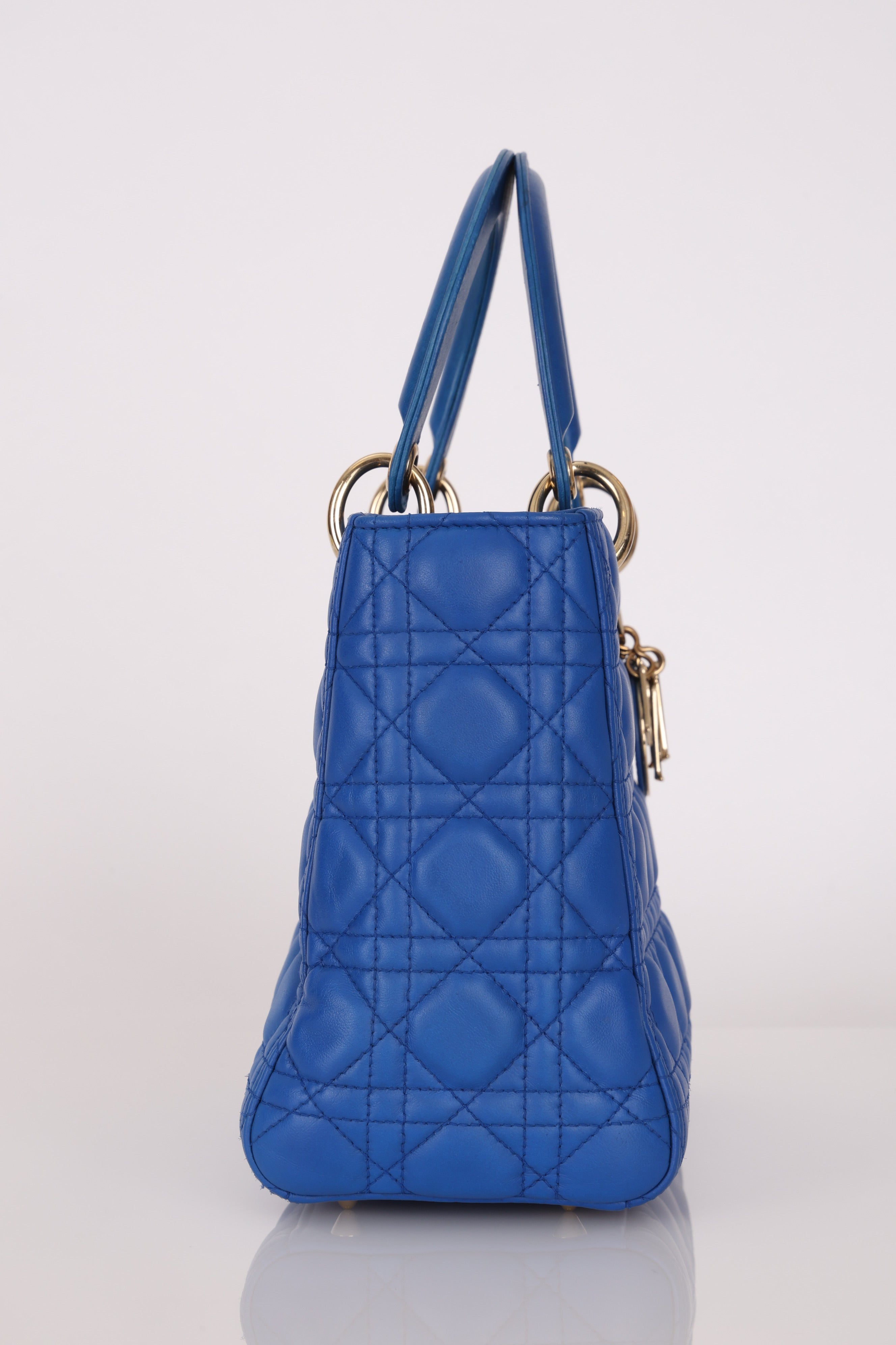 Dior Medium Lady Cobalt Blue