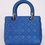 Dior Medium Lady Cobalt Blue
