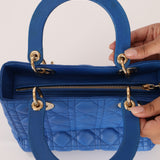 Dior Medium Lady Cobalt Blue