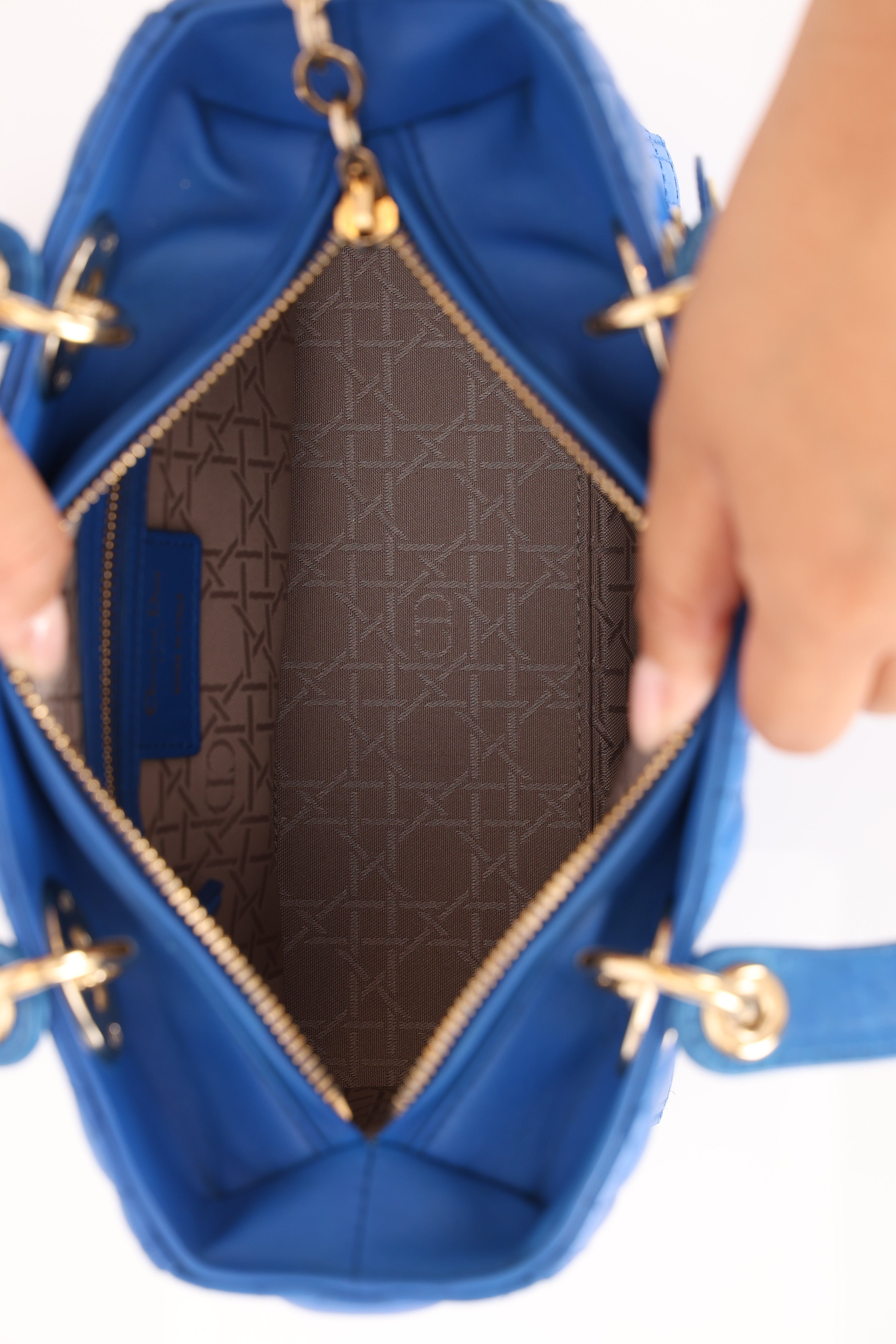 Dior Medium Lady Cobalt Blue