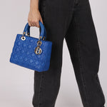 Dior Medium Lady Cobalt Blue