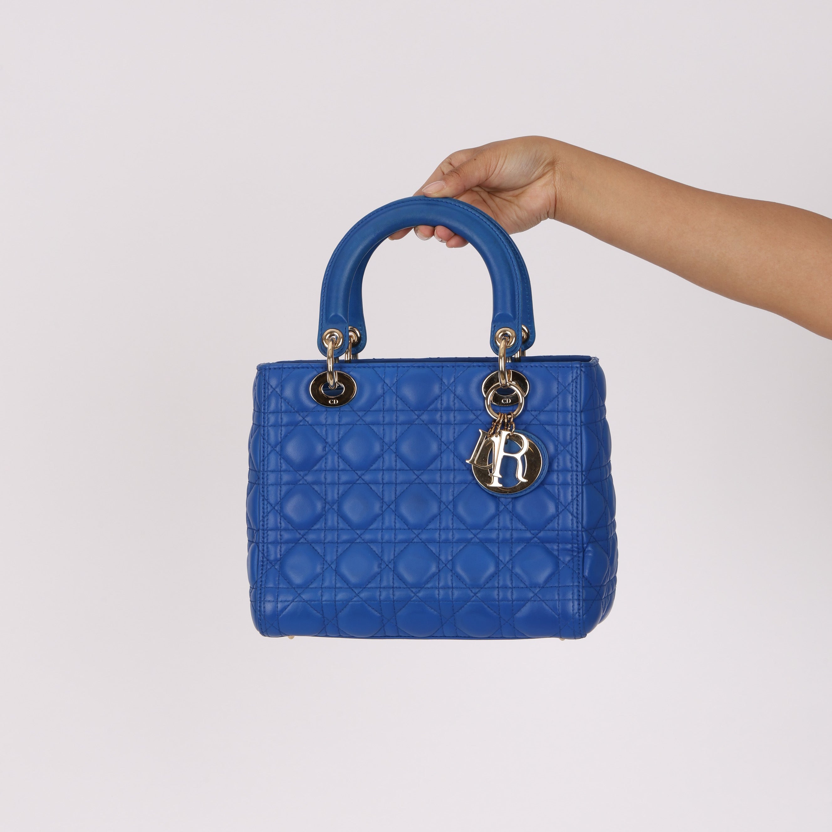 Dior Medium Lady Cobalt Blue