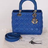 Dior Medium Lady Cobalt Blue