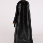Chanel Jumbo Classic Single Flap Black Caviar 24K GP