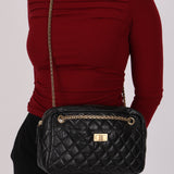 Chanel Medium Reissue Camera Bag Black Calfskin AGHW