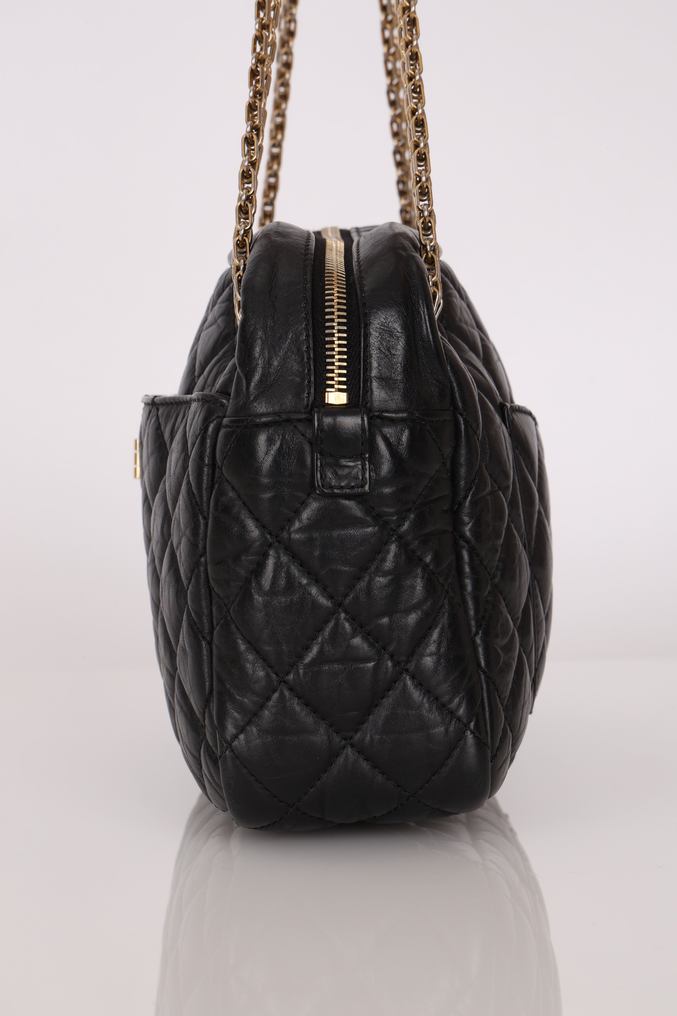 Chanel Medium Reissue Camera Bag Black Calfskin AGHW