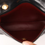 Chanel Twin Single Flap Black Lambskin 24K GP